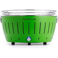 photo portable xl charcoal barbecue with usb cable - green + 2 kg natural coal 2